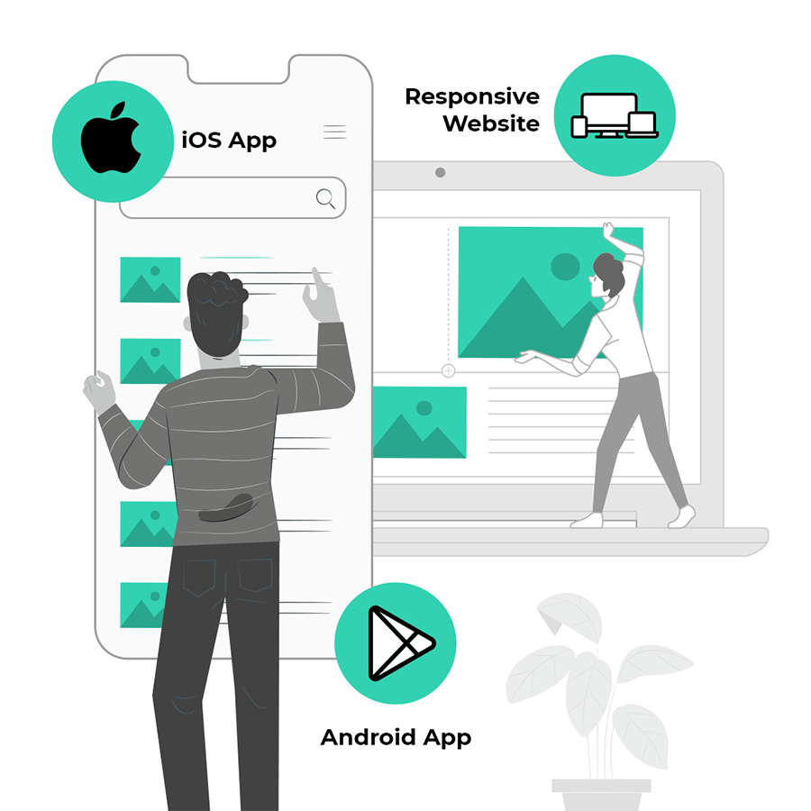 eCommerce website design for app